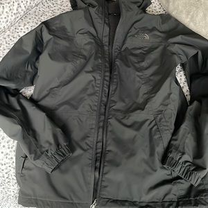 NorthFace rain jacket with fleece